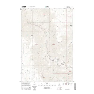 2017 Map of Moughmer Point, 2017 Print