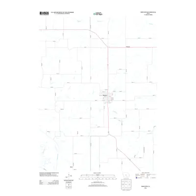 2013 Map of Moulton, 2013 Print
