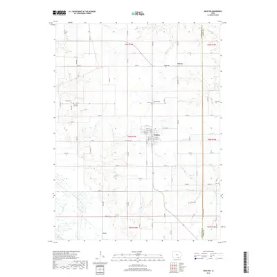 2018 Map of Moulton, 2018 Print