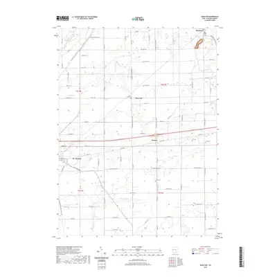 2019 Map of Moulton, 2019 Print