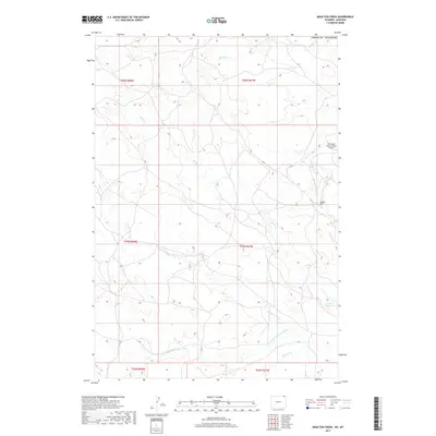 2017 Map of Moulton Creek, 2017 Print
