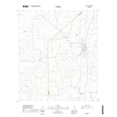 2019 Map of Moulton, 2019 Print