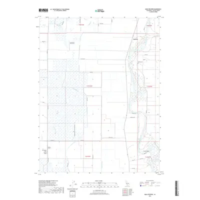 2018 Map of Moulton Weir, 2018 Print