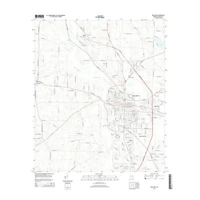 2014 Map of Moultrie, 2014 Print