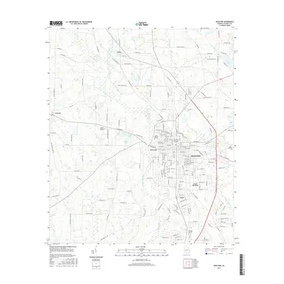 2017 Map of Moultrie, 2017 Print