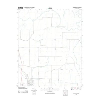 2012 Map of Mound Bayou, 2012 Print