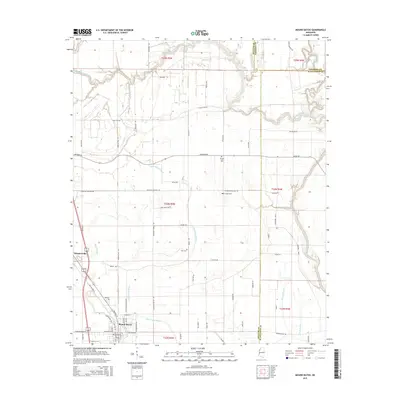 2015 Map of Mound Bayou, 2015 Print