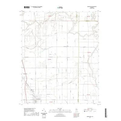 2020 Map of Mound Bayou, 2020 Print