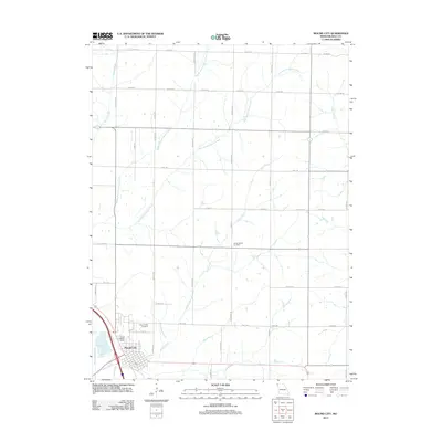 2012 Map of Mound City, 2012 Print