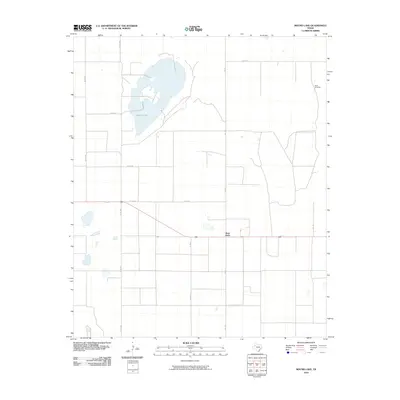 2010 Map of Mound Lake, 2010 Print