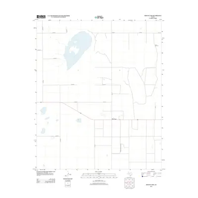 2012 Map of Mound Lake, 2012 Print