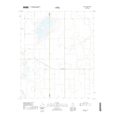 2019 Map of Mound Lake, 2019 Print