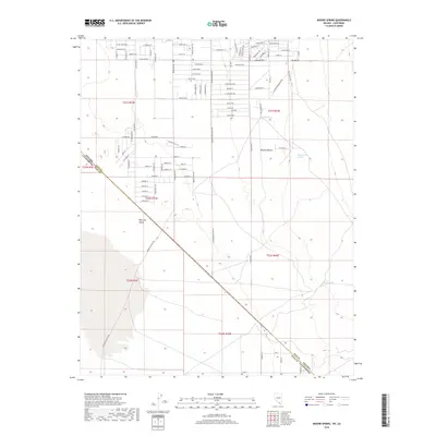 2018 Map of Mound Spring, 2018 Print