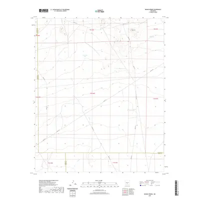 2020 Map of Mound Springs, 2020 Print