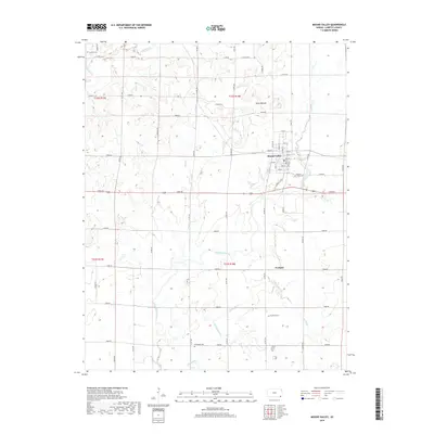 2018 Map of Mound Valley, 2018 Print