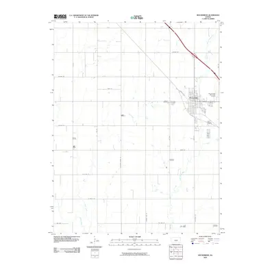 2009 Map of Moundridge, 2009 Print