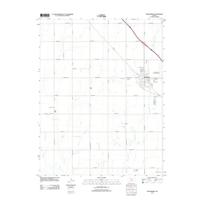 2012 Map of Moundridge, 2012 Print