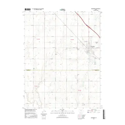 2015 Map of Moundridge, 2015 Print