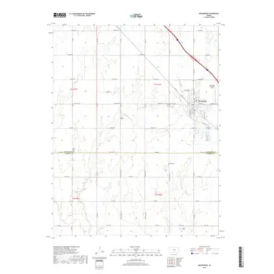 2018 Map of Moundridge, 2018 Print