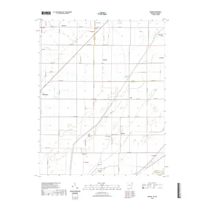 2020 Map of Mounds, 2020 Print