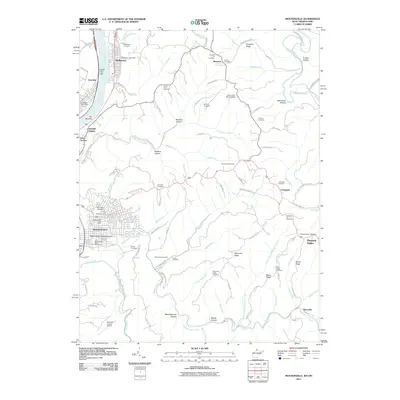 2011 Map of Moundsville, 2011 Print