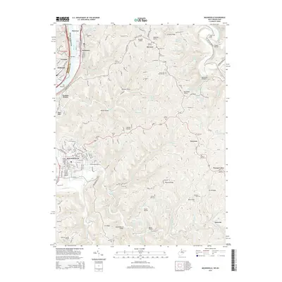 2014 Map of Moundsville, 2014 Print