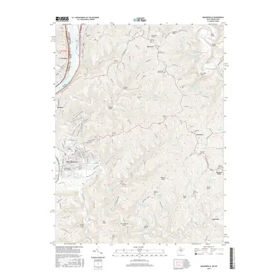 2016 Map of Moundsville, 2016 Print