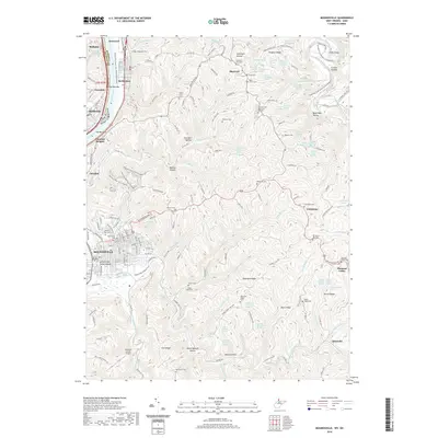 2019 Map of Moundsville, 2019 Print