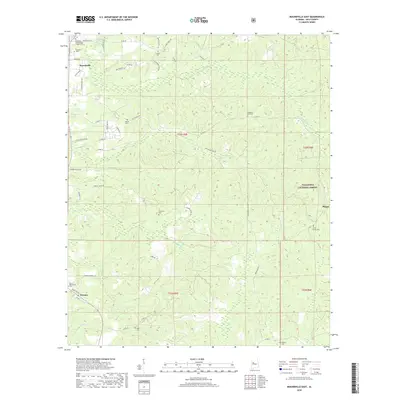 2018 Map of Moundville East, 2018 Print