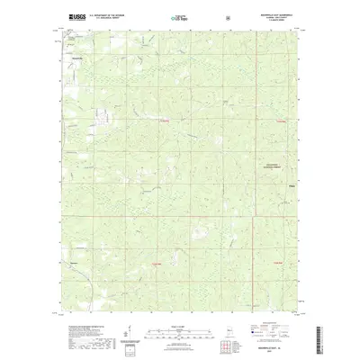 2021 Map of Moundville East, 2021 Print
