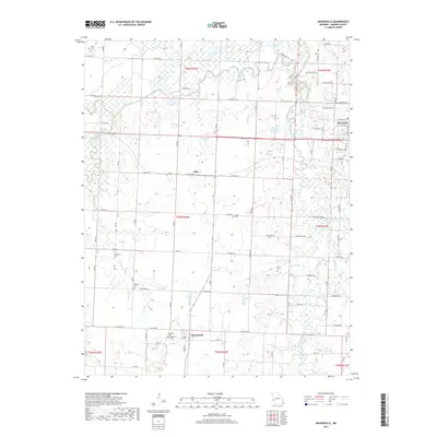 2017 Map of Moundville, 2017 Print