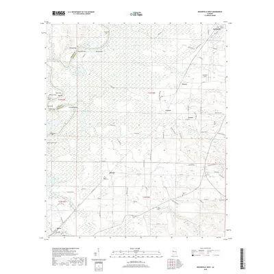 2018 Map of Moundville West, 2018 Print