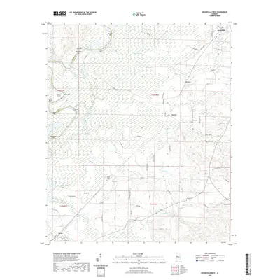 2020 Map of Moundville West, 2020 Print