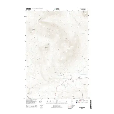 2014 Map of Mount Abraham, 2014 Print
