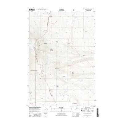 2014 Map of Mount Adams East, 2014 Print