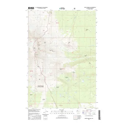2017 Map of Mount Adams East, 2017 Print