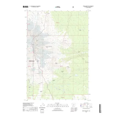 2020 Map of Mount Adams East, 2020 Print