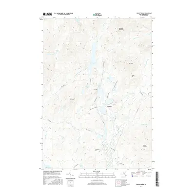 2016 Map of Mount Adams, 2016 Print