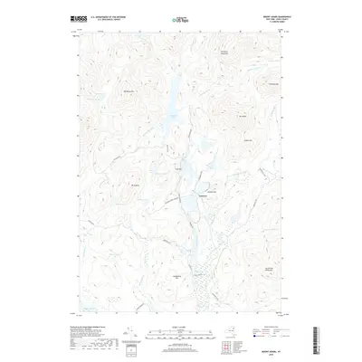 2019 Map of Mount Adams, 2019 Print