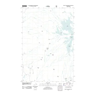 2011 Map of Mount Adams West, 2011 Print