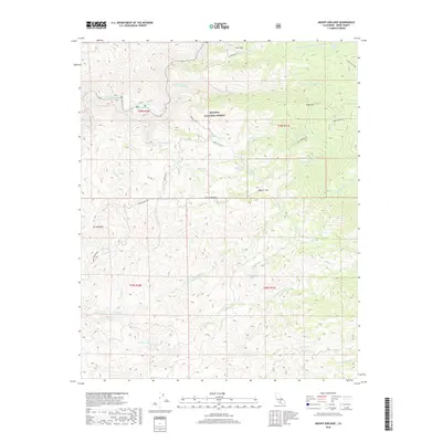 2018 Map of Mount Adelaide, 2018 Print