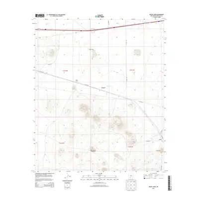2013 Map of Mount Aden, 2013 Print