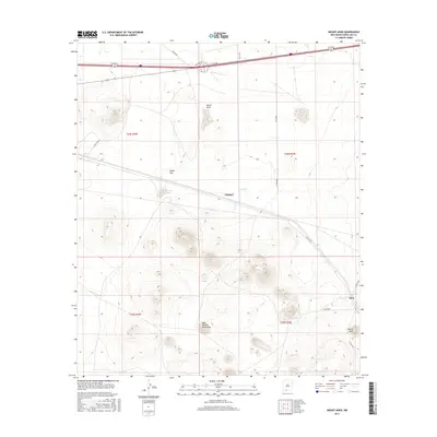 2017 Map of Mount Aden, 2017 Print