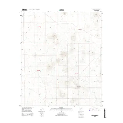 2013 Map of Mount Aden SW, 2013 Print