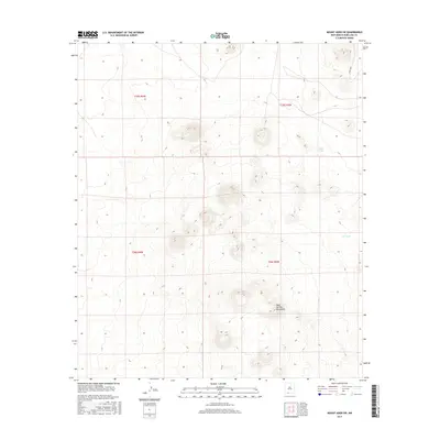 2017 Map of Mount Aden SW, 2017 Print