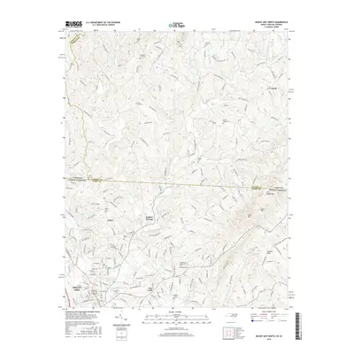 2016 Map of Mount Airy North, 2016 Print