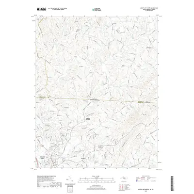 2019 Map of Mount Airy North, 2019 Print
