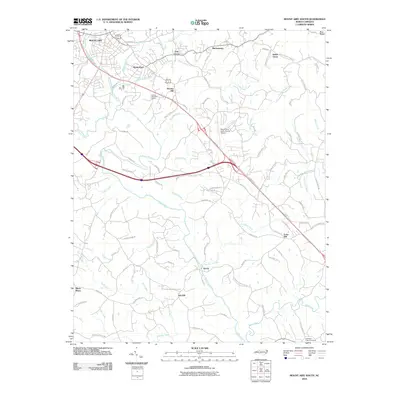 2010 Map of Mount Airy South, 2010 Print