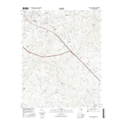 2016 Map of Mount Airy South, 2016 Print