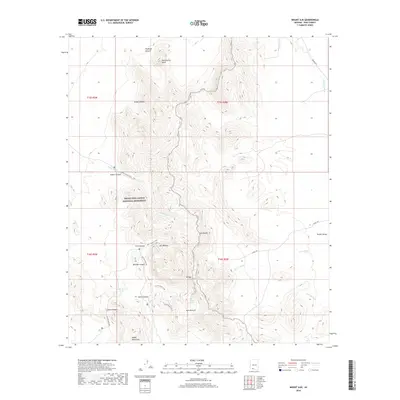 2018 Map of Mount Ajo, 2018 Print